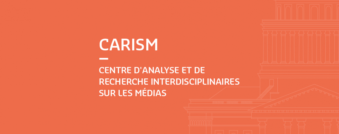 Infographie avec le logo du CARISM et le Panthéon en filigrane Infographie avec le logo du CARISM et le Panthéon en filigrane